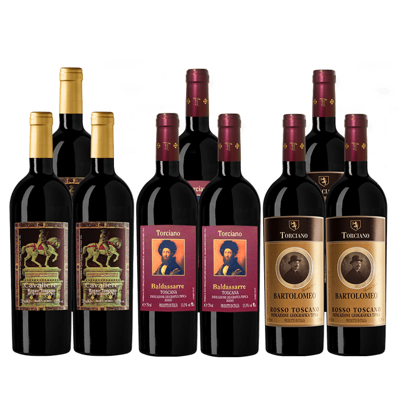 Super Tuscan Collection 2019 & 2020 - 9 Bottles
